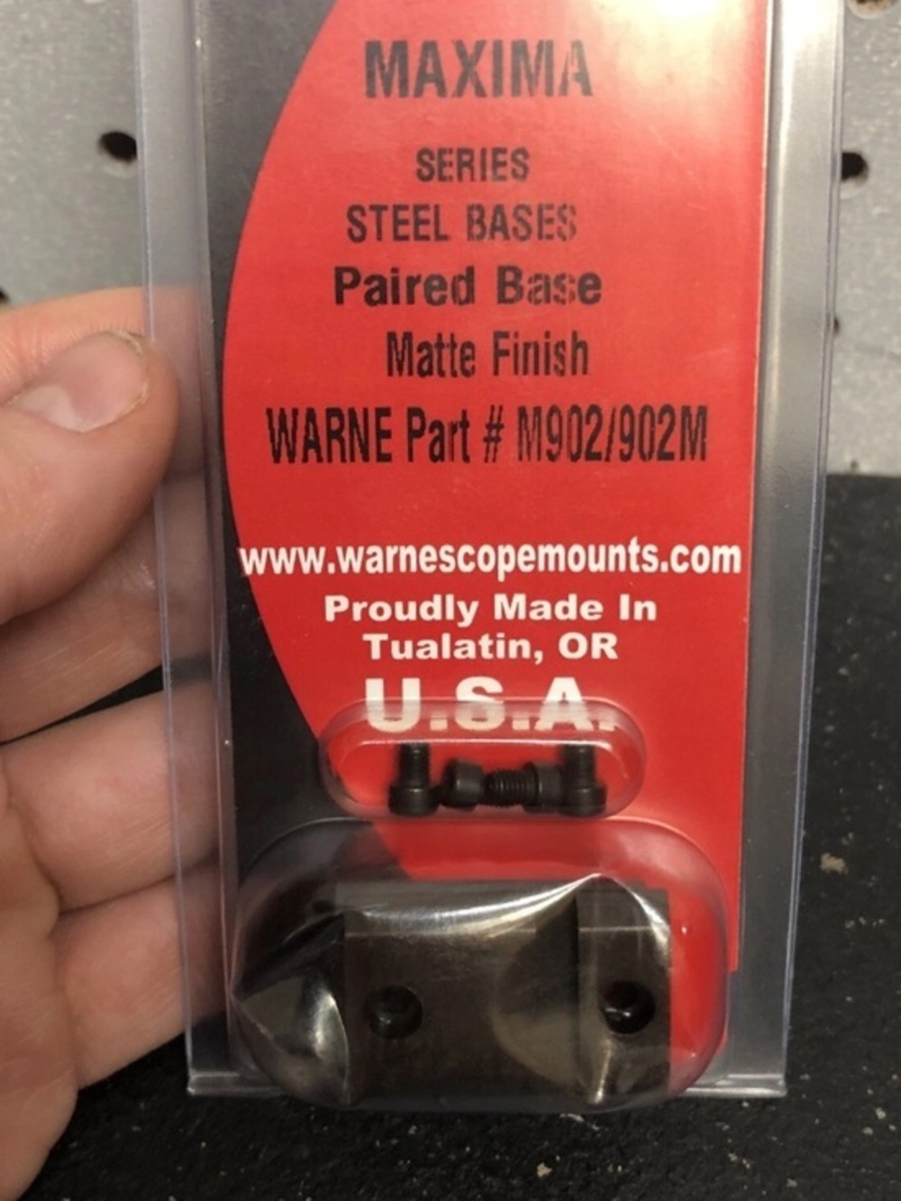 Warne Maxima Premier S&W Mount Paired Bases